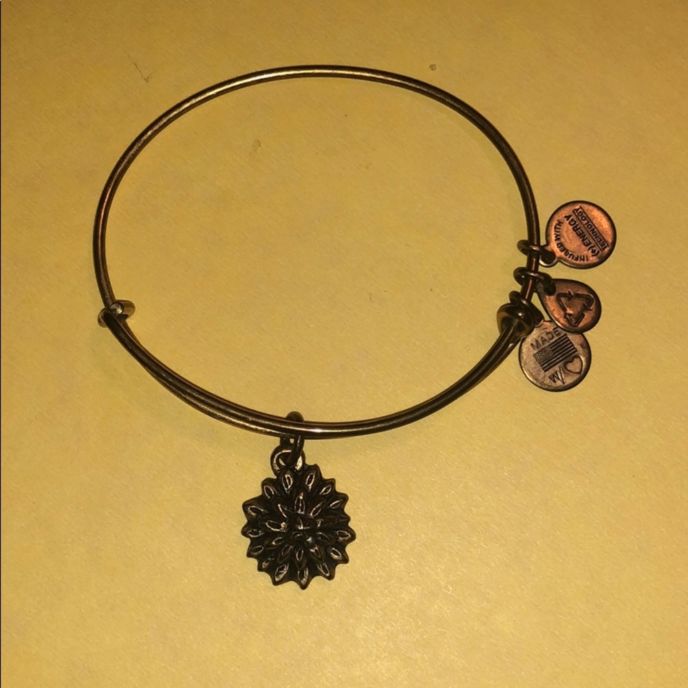 Alex and ani water lily bracelet